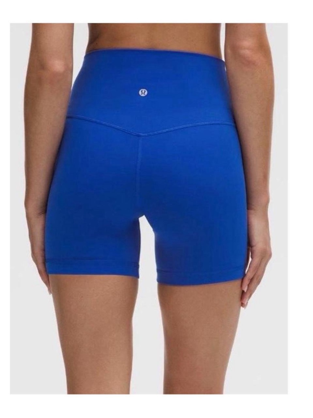 lululemon Women’s Align No Line HR Short 6” in Beach Ball Blue  ——  Size 6 - Picture 7 of 7